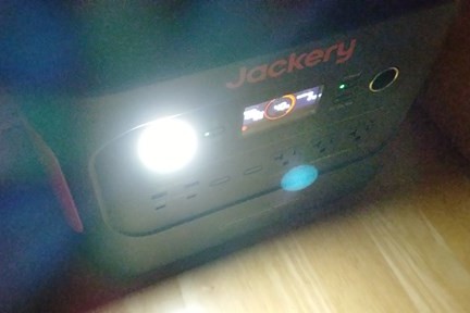 停電でもLEDでまわりを明るく