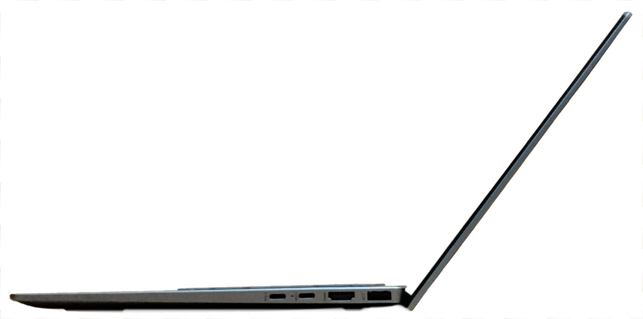 HP EliteBook 635 Aero G11 最大までディスプレイを開いたところ