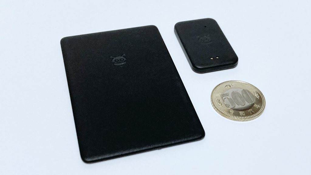 Pebblebee Card・Tagのサイズ比較