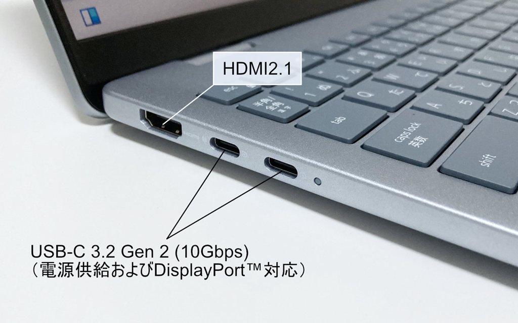 画像タイトル 左側のインターフェイス